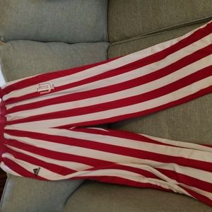 IU candy striped warm ups